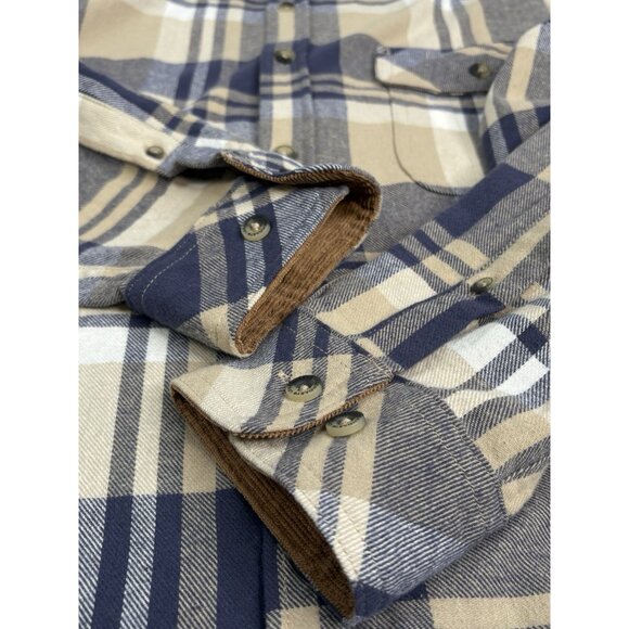 Legendary Whitetails Men’s Medium Buck Camp Flannel Shirt Relaxed Fit Plaid - Picture 8 of 15